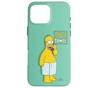 The Simpsons Homer Simpson Speak Up I'm Wearing A Towel Carcasa para iPhone 16 Pro MAX