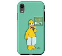 The Simpsons Homer Simpson Speak Up I'm Wearing A Towel Carcasa para iPhone XR