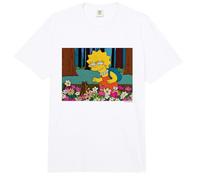 The Simpsons Iconic Liza Hello Mr Chipmunk! Big Chest Logo Comfort Colors Adult Heavyweight T-Shirt