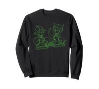 The Simpsons Kang and Kodos Space Rave Alien Party Music DJs Sudadera