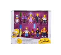 The Simpsons - Licencia Oficial - Jakks Pacific - Juego de Figuras Springfield de 6,5 cm - Mini Personajes de la Serie de televisión Les Simpson - Colección de Dibujos Animados - Juego imaginativo