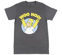 The Simpsons Los hombres de Simpson Homer-Woo Hoo! Camiseta - Gris - Grande