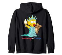 The Simpsons Maggie Little Lady of Liberty 4th of July USA Sudadera con Capucha