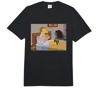 The Simpsons Moe Gossiping Phone Call Big Chest Poster Comfort Colors Adult Heavyweight T-Shirt