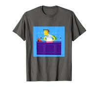 The Simpsons Moe's Tavern Bartender Camiseta, Hombre, Asfalto, 5XL