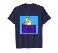 The Simpsons Moe's Tavern Bartender Camiseta, Hombre, Azul Marino, 4XL