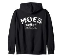 The Simpsons Moe's Tavern Home of The Flaming Moe Bar Logo Sudadera con Capucha
