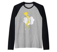 The Simpsons Monte Burns Monroe Pose V2 Camiseta Manga Raglan