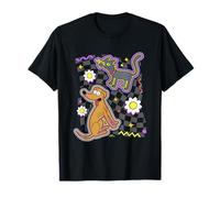 The Simpsons Snowball and Santa's Little Helper Retro Camiseta