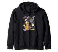 The Simpsons Snowball and Santa's Little Helper Retro Sudadera con Capucha