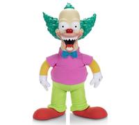 The Simpsons Talking Krusty Doll Plush by Jakks Pacific, Stands 16" / 41cm Tall, Good and Evil Krusty Pull String Doll, from The Classic Treehouse of Horror III Episode, Perfect for Any Simpsons Fan