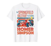 The Simpsons The Springfield Raceway Featuring Homer Simpson Camiseta