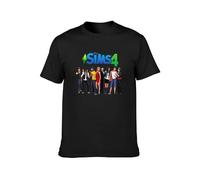 The Sims 4 Character O-Neck 100% Cotton Short Sleeve Unisex T-Shirt S