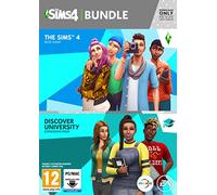 The Sims 4 Plus Discover University Bundle (PC Code in Box) [Importación inglesa]