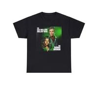The Six Million Dollar Man The Bionic Woman T Shirt Lee Majors, Lindsay Wagner Black XL