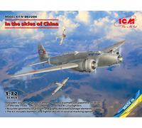The Skies Of China (ki-21-ia, Two Ki-27a) 1:72 Plástico Modelo Kit Icm