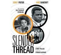 The Slender Thread (DVD) Sidney Poitier Anne Bancroft (Importación USA)