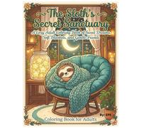 The Sloth’s Secret Sanctuary: A Cozy Adult Coloring Book of Sweet Dreams, Soft Blankets, and Gentle Friends