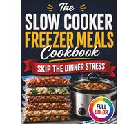 The Slow Cooker Freezer Meals Cookbook: Skip the Dinner Stress with Easy Make-Ahead Recipes for Busy Weeknights | Prep Once, Enjoy Homemade Meals for Weeks