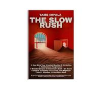 The Slow Rush de Tame Impala- Cuadros decorativos impermeables y resistentes a las manchas, para sala de estar, dormitorio, oficina, colgar cuadros sin marco, pósteres de alta definición, decoración