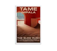 The Slow Rush de Tame ImpalaArt - Impresión en lienzo de pinturas al óleo, reproducción moderna en lienzo, ilustraciones abstractas de paisajes impresos en lienzo, arte de pared para decoración del