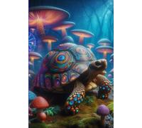 The Slow Trip: A cute notebook journal for turtle and mushroom Enthusiasts