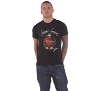 The Smashing Pumpkins Camiseta Souvenir Band Logo Nuevo Oficial Hombre Negro, Negro , S
