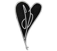 The Smashing Pumpkins Gish Heart Woven Patch Size Accessory Size