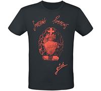 The Smashing Pumpkins Gish Sacred Heart Hombre Camiseta Negro XXL 100% algodón Regular