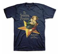 Rock Off The Smashing Pumpkins Mellon Collie Camiseta, Azul (Marino), XL para Hombre