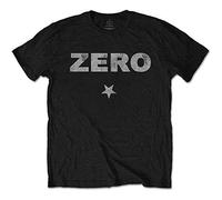 The Smashing Pumpkins Zero Distressed Oficial Camiseta para Hombre (Small)