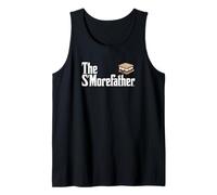 The S'Morefather Postre Lover Funny Smores Snack Camiseta sin Mangas