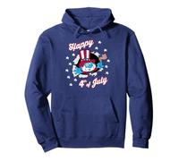 The Smurfs 4th of July Papa Smurf Uncle Sam USA Cartoon Sudadera con Capucha