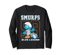 The Smurfs #58 Blue Legend Soccer Jersey Design Cartoon Manga Larga