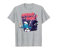 The Smurfs Afraid of the Dark Halloween Retro Cartoon Camiseta