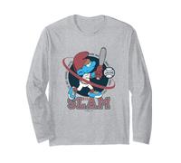 The Smurfs Big Slam The Best Baseball Batter Manga Larga
