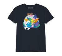 The Smurfs Bosmurfts028 Camiseta, Azul Marino, 6 Años para Niños