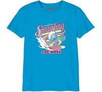 The Smurfs Bosmurfts034 Camiseta, Aguamarina, 10 Años para Niños