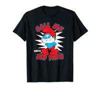 The Smurfs Call Me Big Papa Smurf Retro Cartoon Camiseta