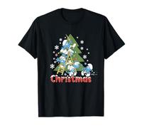 The Smurfs Christmas Tree & Snowflakes Camiseta