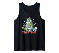 The Smurfs Christmas Tree & Snowflakes Camiseta sin Mangas