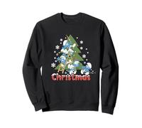 The Smurfs Christmas Tree & Snowflakes Sudadera
