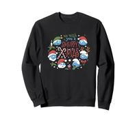 The Smurfs Christmas We Wish You A Smurfy X-Mas Sudadera