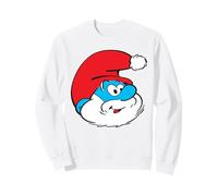 The Smurfs Classic Papa Smurf Santa Christmas Hat Sudadera