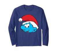 The Smurfs Classic Santa Christmas Hat Manga Larga