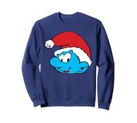 The Smurfs Classic Santa Christmas Hat Sudadera