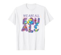 The Smurfs Climbing We Are All Equals Camiseta