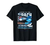 The Smurfs Coach Strike Go Blues Baseball Camiseta