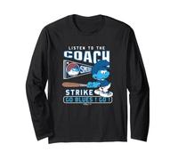The Smurfs Coach Strike Go Blues Baseball Manga Larga