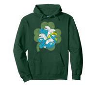 The Smurfs Four Leaf Clover Cast St. Patrick's Day Cartoon Sudadera con Capucha